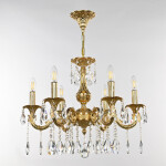 Фото 2 Люстра с хрустальными подвесками AL79101/6/175 A G Bohemia Ivele Crystal