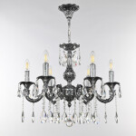 Фото 2 Люстра с хрустальными подвесками AL79101/6/175 A NB Bohemia Ivele Crystal