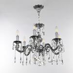 Фото 3 Люстра с хрустальными подвесками AL79101/6/175 A NB Bohemia Ivele Crystal