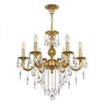 Фото Люстра с хрустальными подвесками AL79101/6/175 B G Bohemia Ivele Crystal