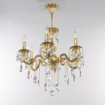 Фото 3 Люстра с хрустальными подвесками AL79101/6/175 B G Bohemia Ivele Crystal