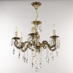 Фото 3 Люстра с хрустальными подвесками AL79101/6/175 B GB Bohemia Ivele Crystal