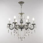 Фото 1 Люстра с хрустальными подвесками AL79101/6/175 B NB Bohemia Ivele Crystal