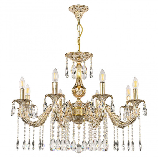 Фото Люстра с хрустальными подвесками AL79101/8/250 A GW Bohemia Ivele Crystal