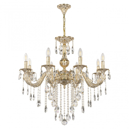 Фото Люстра с хрустальными подвесками AL79101/8/250 B GW Bohemia Ivele Crystal