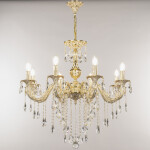 Фото 1 Люстра с хрустальными подвесками AL79101/8/250 B GW Bohemia Ivele Crystal