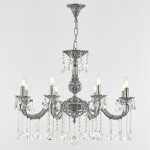Фото 3 Люстра с хрустальными подвесками AL78101/8/250 A NB Bohemia Ivele Crystal