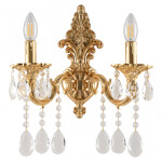 Фото Бра с хрустальными подвесками AL7801B14/2/175 A G Bohemia Ivele Crystal