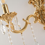 Фото 4 Бра с хрустальными подвесками AL7801B14/2/175 A G Bohemia Ivele Crystal