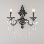 Фото 1 Бра с хрустальными подвесками AL7801B14/2/175 B NB Bohemia Ivele Crystal