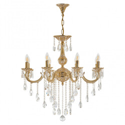 Фото Люстра с хрустальными подвесками AL78101/8/250 B GW Bohemia Ivele Crystal