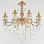 Фото 3 Люстра с хрустальными подвесками AL78101/8/250 B GW Bohemia Ivele Crystal