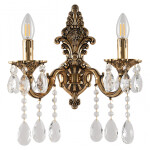 Фото Бра с хрустальными подвесками AL7801B14/2/175 A GB Bohemia Ivele Crystal