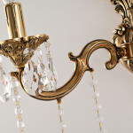 Фото 4 Бра с хрустальными подвесками AL7801B14/2/175 A GB Bohemia Ivele Crystal