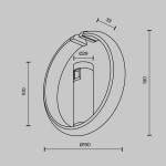 Фото 1 Трековый светильник Technical TR230-1-10W3K-B