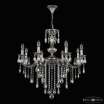 Фото Люстра с хрустальными подвесками AL78101/8/250 B NB Bohemia Ivele Crystal