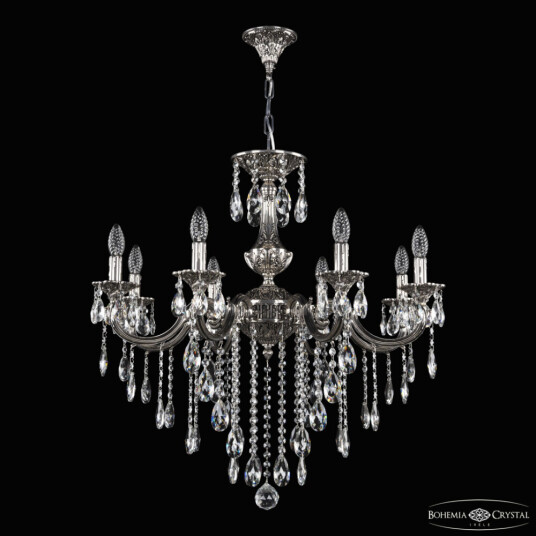 Фото Люстра с хрустальными подвесками AL78101/8/250 B NB Bohemia Ivele Crystal