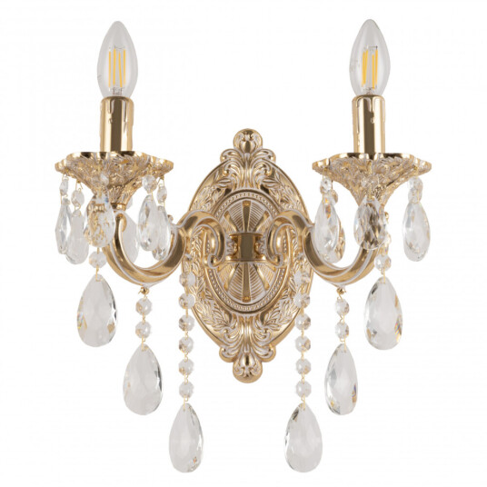 Фото Бра с хрустальными подвесками AL7801B10/2/175 B GW Bohemia Ivele Crystal