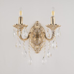 Фото 3 Бра с хрустальными подвесками AL7801B10/2/175 B GW Bohemia Ivele Crystal