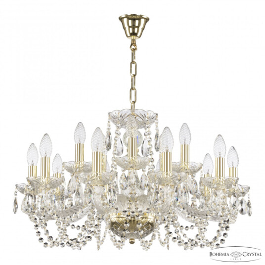 Фото Люстра хрустальная 119/10+5/240 G Bohemia Ivele Crystal