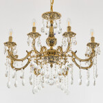 Фото 2 Люстра с хрустальными подвесками AL78101/8/250 A GB Bohemia Ivele Crystal