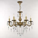 Фото 2 Люстра с хрустальными подвесками AL79101/6/175 B FP Bohemia Ivele Crystal