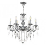 Фото Люстра с хрустальными подвесками AL79101/6/175 B Ni Bohemia Ivele Crystal