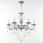 Фото 2 Люстра с хрустальными подвесками AL79101/6/175 B Ni Bohemia Ivele Crystal