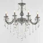 Фото 3 Люстра с хрустальными подвесками AL78101/8/250 B NB Bohemia Ivele Crystal