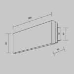 Фото 3 Настенный светильник (бра) Maytoni MOD461WL-L8BGK