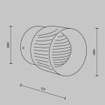 Фото 3 Настенный светильник (бра) Maytoni MOD480WL-L6BS3K