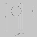 Фото 3 Настенный светильник (бра) Maytoni MOD464WL-L3BS3K