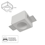 Фото A9286PL-1WH Светильник потолочный гипсовый INVISIBLE для MR16 80x80x55мм