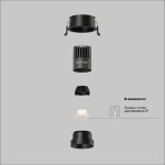 Фото 1 Встраиваемый светильник Technical DL123-10W-2.7K-B