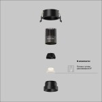 Фото 1 Встраиваемый светильник Technical DL123-10W-3K-B