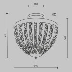 Фото 4 Потолочный светильник Maytoni MOD440CL-03BS