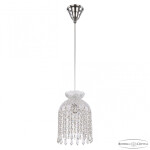 Фото Подвесной светильник с хрусталём 14781P/16 Ni Drops Bohemia Ivele Crystal