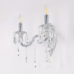 Фото 1 Бра с хрустальными подвесками AL7901B10/2/175 B NW Bohemia Ivele Crystal