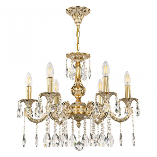 Фото Люстра с хрустальными подвесками AL79101/6/175 A GW Bohemia Ivele Crystal