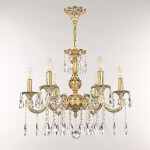 Фото 2 Люстра с хрустальными подвесками AL79101/6/175 A GW Bohemia Ivele Crystal