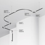 Фото 1 Шинопровод накладной/подвесной Technical TRX184-111B-1