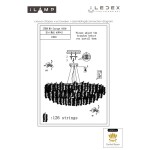 Фото 2 Подвесная люстра iLAMP Savage 8006-D800 GD