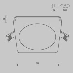 Фото 1 Встраиваемый светильник Technical DL2001-L7B4K