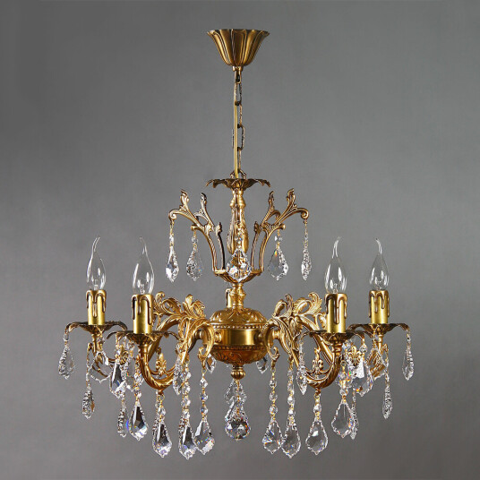 Фото 2118/5 AB Leaf crystal Люстра