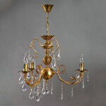 Фото 2 8888/3 AB Leaf crystal Люстра