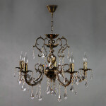 Фото 1 8888/5 PB Leaf crystal Люстра