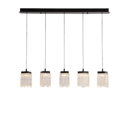 Фото Подвесной светильник MD25020403-5B1 Matt black, LED/25.4W, 3000K dimmable