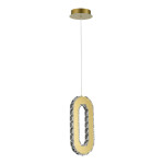 Фото 3 SL6506.203.01 Светильник подвесной ST-Luce Золотистый/Золотистый, Прозрачный LED 1*9W 3000K ЛУНГО