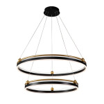 Фото 1 Люстра Crystal Lux FERNANDO SP123W LED  BLACK/GOLD