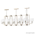 Фото 3 Люстры Crystal Lux NICOLAS SP12 L1600 GOLD/WHITE